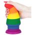 Lovetoy Prider - anal expander plug - 15 cm (rainbow)