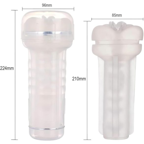 Tracy's Dog Crystal - Realistic Clear Masturbator