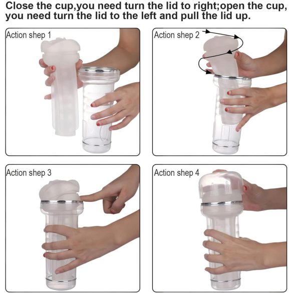 Tracy's Dog Crystal - Realistic Clear Masturbator