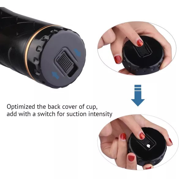 Tracy's Dog Cup - lifelike artificial anus masturbator (black-natural)