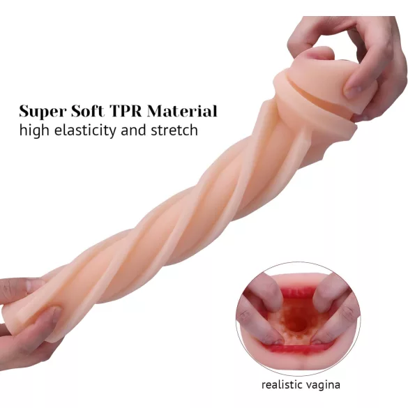 Tracy's Dog Cup - lifelike artificial anus masturbator (black-natural)