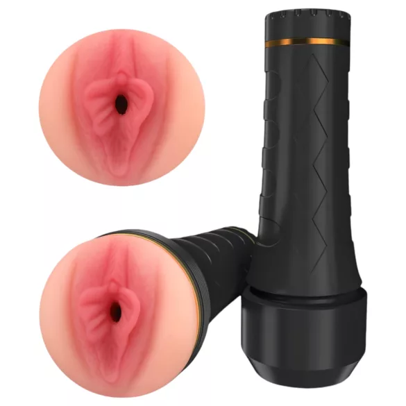 Tracy's Dog Cup - Realistic Male Masturbator (Black-Natural)