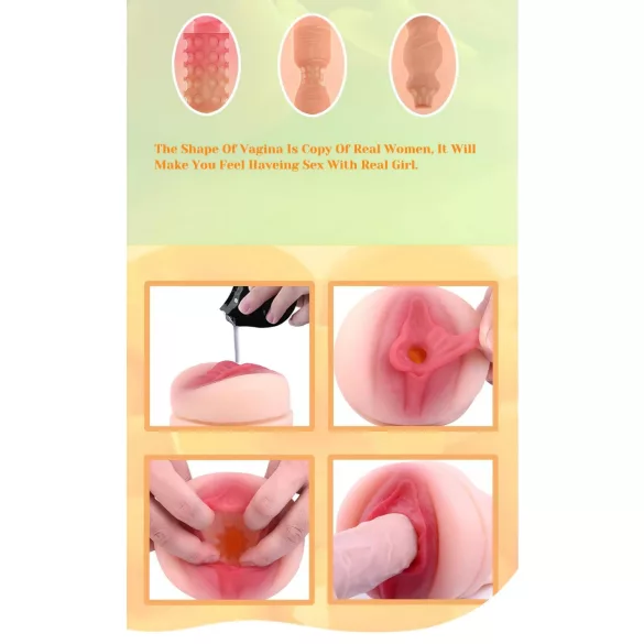 Tracy's Dog Cup - Realistic Male Masturbator (Black-Natural)