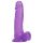 Tracy's Dog Jelly 8 - Suction Cup Dildo with Testicles (Purple)