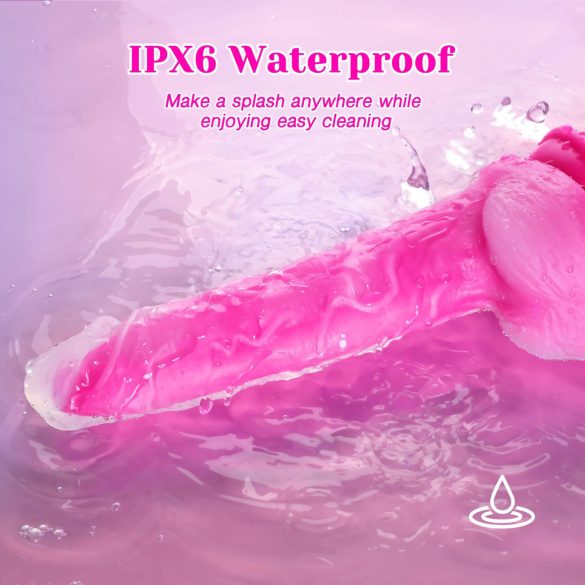 Tracy's Dog Jelivoy-Mid - Lifelike 8" Vibrator (Pink)