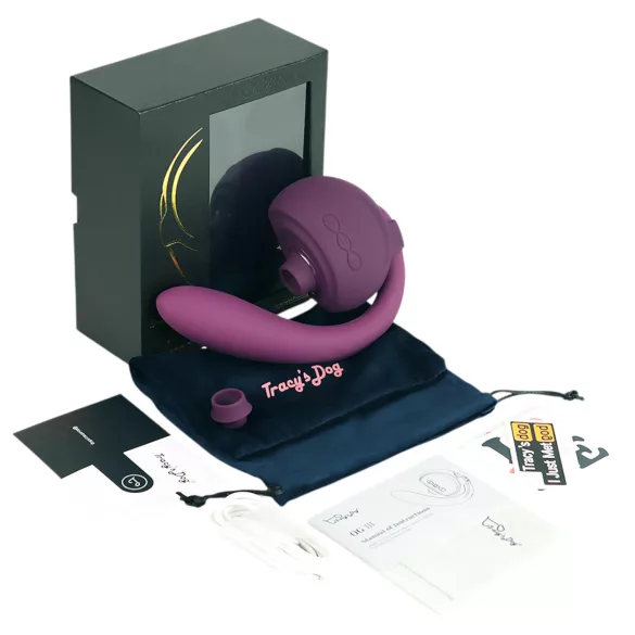 Tracy's Dog OG 3 - Purple G-Spot & Clitoral Suction Vibrator
