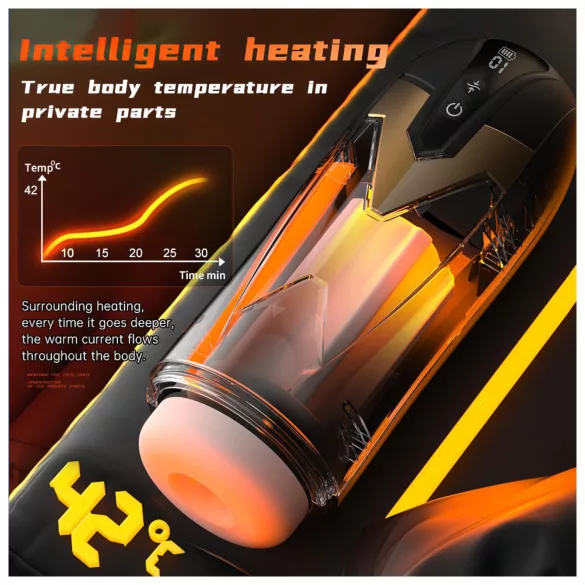 Leopard - thrusting masturbator (black)