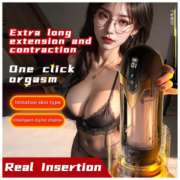 Leopard - thrusting masturbator (black)