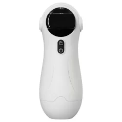 Leopard - Suction and Vibrating Masturbator (White)