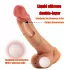 FeelSkin - ultra-realistic dildo with balls - natural (18.5 cm)