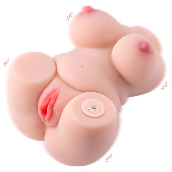 Lonely - Realistic Vibrating Torso Masturbator (Natural)