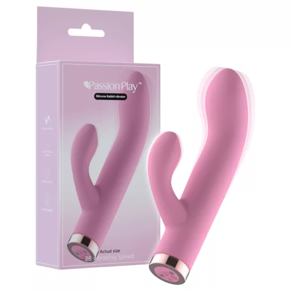 Passion Play - clitoral vibrator with handle (pink)