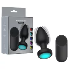 Passion Play - LED light‑up vibrating anal plug - size M