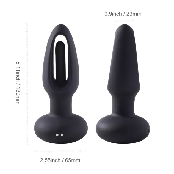 Honey Play Box Snuggy - Tongue-Style Anal Vibrator (Black)