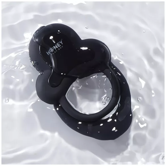 Honey Play Box Anello - Smart Vibrating Ring for Men (Black)