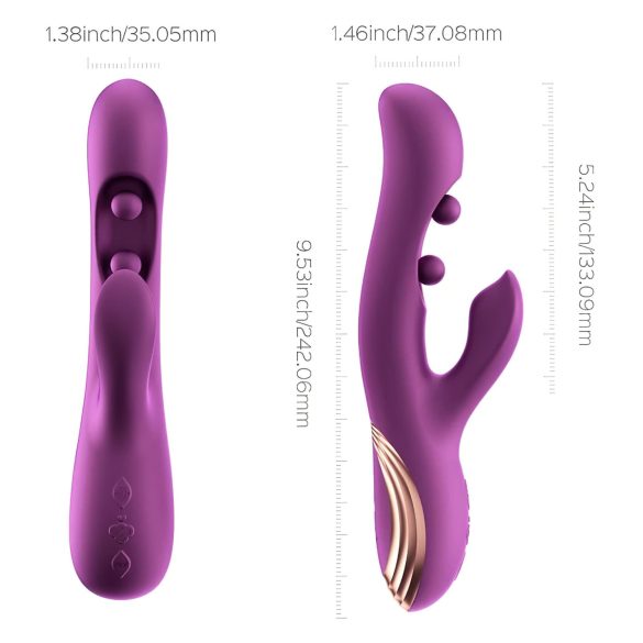 Honey Play Box Gem - Smart Beaded G-Spot & Clitoral Vibrator (Purple)