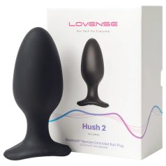   LOVENSE Hush 2 L - Rechargeable Small Anal Vibrator (57mm) - Black