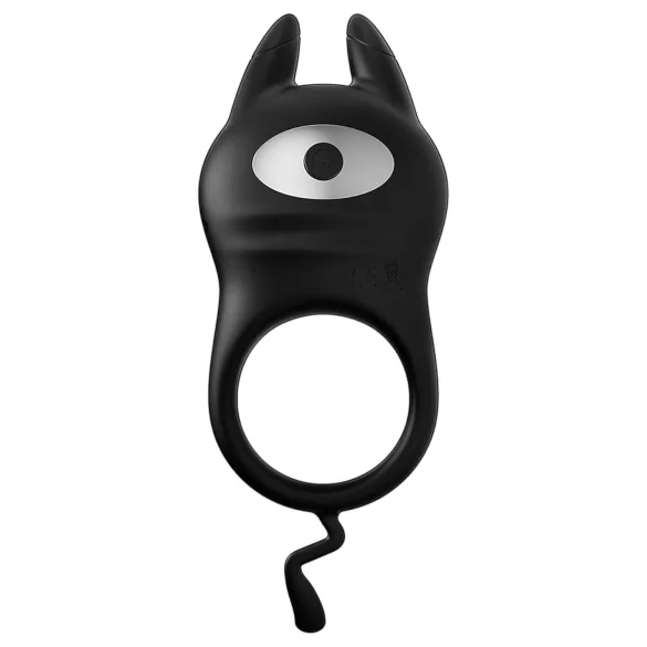 AlvUp - Vibrating Ring with Clitoral Stimulator (Black)