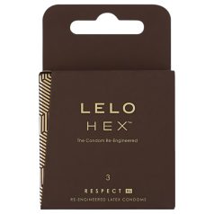 LELO Hex Respect XL - Luxury Condoms (3-pack)