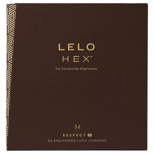 LELO Hex Respect XL - Luxury Condoms (36 Pack)
