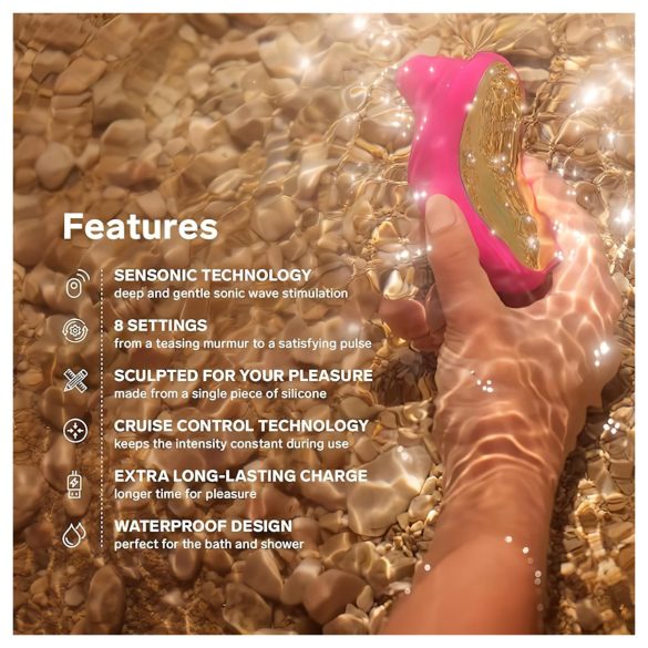 LELO Sona Cruise - Sonic Clitoral Massager (Black)