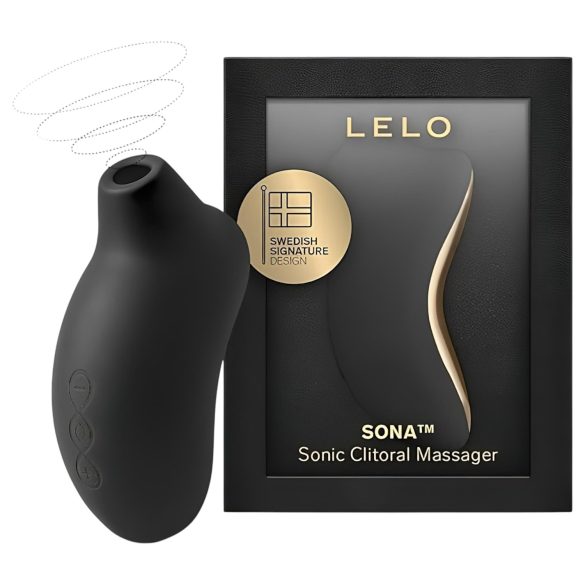 LELO Sona - Sonic Pulse Clitoral Stimulator (Black)