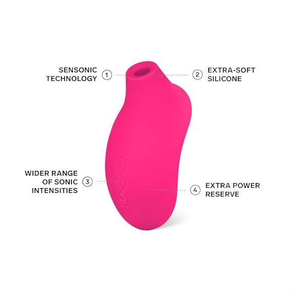 LELO Sona 2 Cruise - Sonic Wave Clitoral Stimulator (Cherry)
