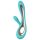 LELO Soraya 2 - Turquoise Waterproof Vibrator with Clitoral Arm