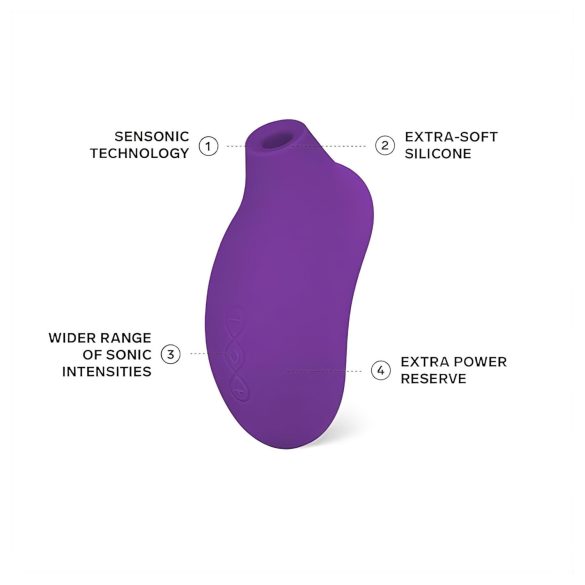 LELO Sona 2 Cruise - Sonic Wave Clitoral Stimulator (Purple)