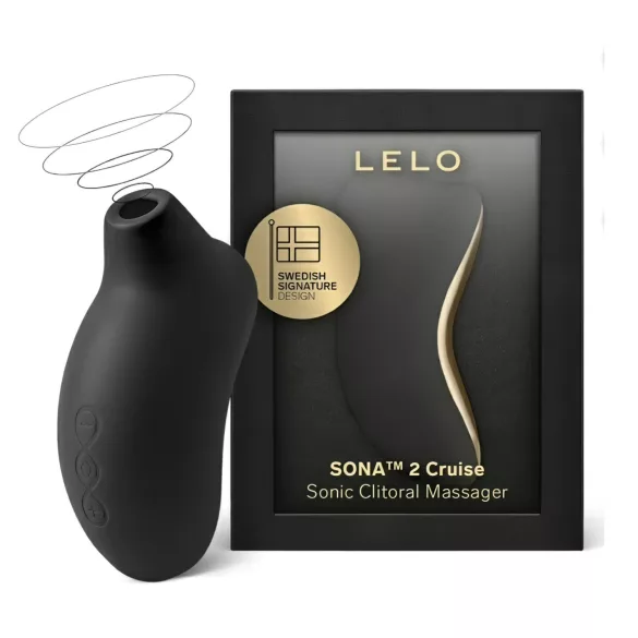 LELO Sona 2 Cruise - Sonic Wave Clitoral Stimulator (Black)