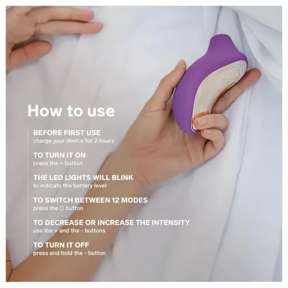 LELO Sona 2 Cruise - Sonic Wave Clitoral Stimulator (Black)