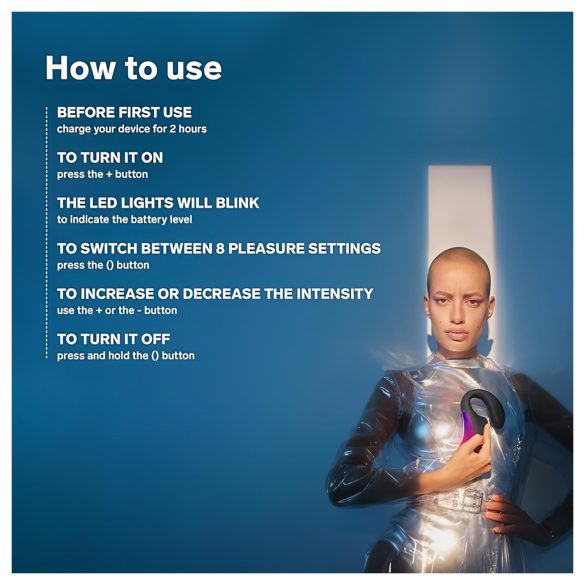 LELO Enigma - Rechargeable, Waterproof 2-in-1 G-Spot Vibrator (Purple)