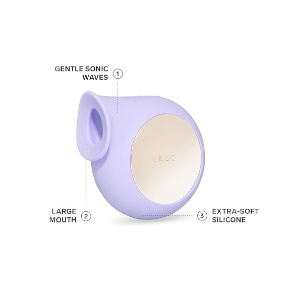 LELO Sila - Waterproof Sonic Clitoral Massager (Purple)