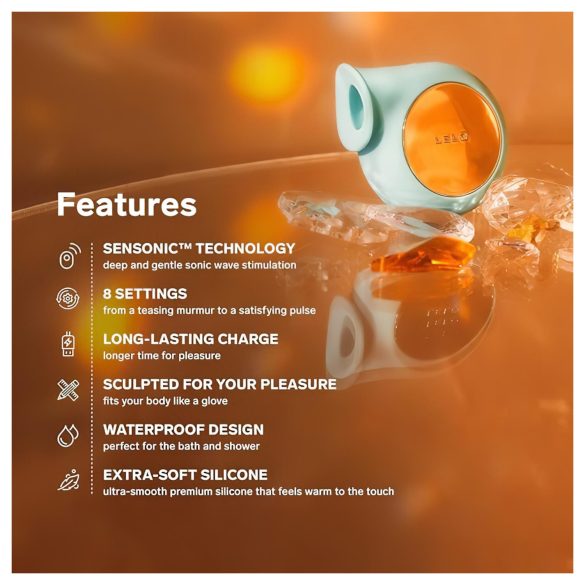 LELO Sila - Waterproof Sonic Clitoral Massager (Purple)