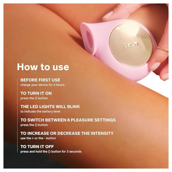 LELO Sila - Waterproof Sonic Clitoral Massager (Purple)