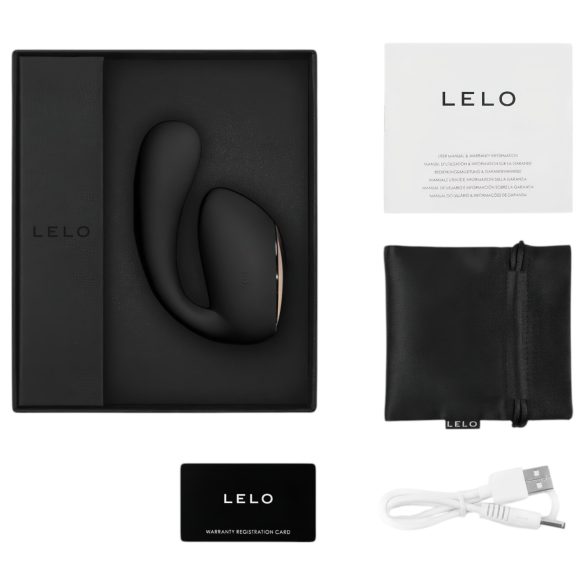 LELO Ida Wave - Smart Rechargeable Rotating Vibrator (Black)