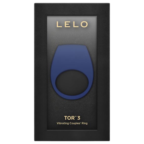 LELO Tor 3 - Rechargeable Smart Vibrating Ring (Blue)