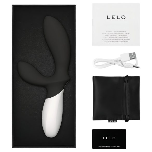 LELO Loki Wave 2 - Rechargeable, Waterproof Prostate Massager (Black)