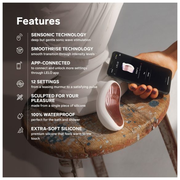 LELO Sona 3 - Sonic Wave Clitoral Stimulator (Purple)