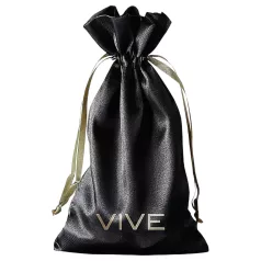 Vive - satin sex toy bag (black)
