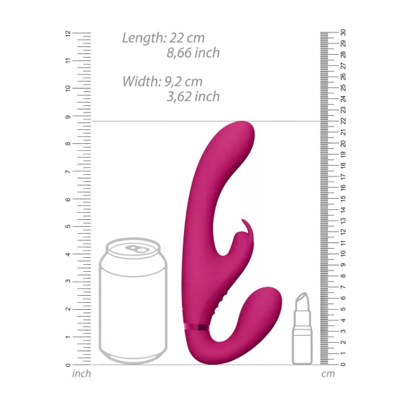Vive Suki – Strap-On Vibrator (Pink, Harness-Free)