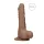 RealRock 7" Lifelike Dildo with Balls - Dark Natural