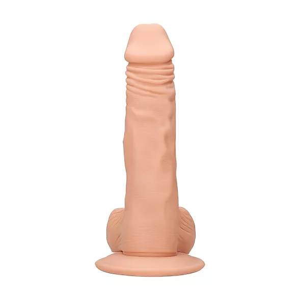 RealRock 8" Lifelike Dong - Natural with Testicles