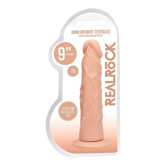 RealRock Dong 9 - Lifelike Dildo (9") - Natural