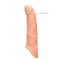 RealRock Penis Sleeve 8-inch - Natural
