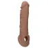 RealRock Penis Sleeve 8 - Dark Natural (21cm)