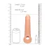 RealRock 9'' Penis Sleeve - Natural Finish