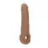 RealRock 9” Penis Sleeve - Dark Natural (21.5cm)