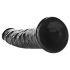RealRock Slim Realistic Dildo - 6.1" (Black)