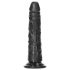 RealRock Slim Realistic Dildo - 6.1" (Black)
